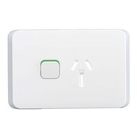 SKIN SKT Sw Horiz SGL 15A 250V