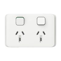 Socket Sw Vert TWN 10A 250V