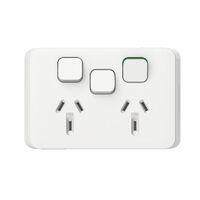 Socket Sw Horiz TWN 1EXBLANK