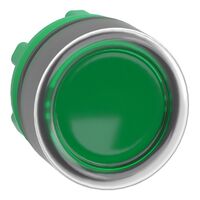 Pushbutton Illum Green Head