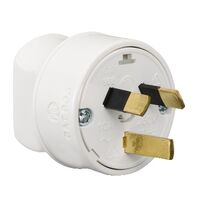 HD SP Back Entry Plug 10A WHIT