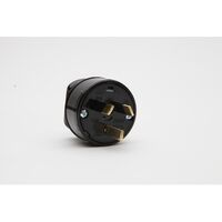 10A Plug Heavy Duty Black