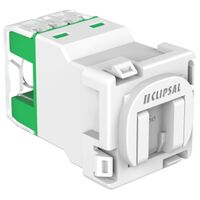 RJ45 JACK CAT5E UTP 30M SHUTTER WHITE