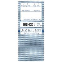 Promark NSW Test Tag Self Laminating with Security Flap - Blue