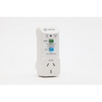 RCD Plug In Adaptor White