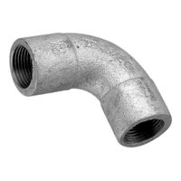 Galv C/Iron Solid Elbow
