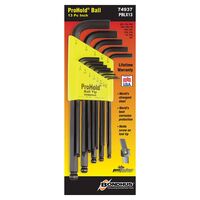 HEX KEY SET 13PCE BALL END L-KEY, 3/8in