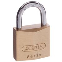 PADLOCK 65sr. 30mm BRASS KEYED ALIKE KEY#303
