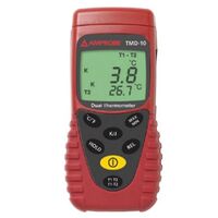 THERMOMETER, DUAL TEMP PORTABLE, PROBE/CASE