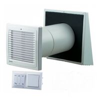 SINGLE ROOM ERV UNIT WALL MOUNTED EC MOTOR