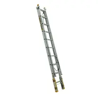 Alu Ext Ladder with Leveller 3.1-4.85m 150kg Industrial