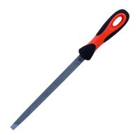 FILE, 3 SQUARE 200mm SMOOTH CUT, ERGO HANDLE