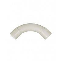Bend Standard 90 Degrees 25mm 80 Radius Heavy Duty PVC Grey