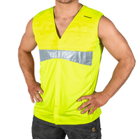 Cooling Vest High Visibility Size XL - Soak in cold water to activate cooling relief for up to *4 hours