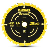 SAW BLADE, EXTREME 235mm x 20T (16/25mm)