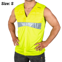 Cooling Vest High Visibility Size S - Soak in cold water to activate cooling relief for up to *4 hours