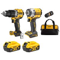 COMBI KIT, COMPACT, 2 PIECE, 18V, XR, 2 x 5Ah, BRUSHLESS