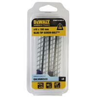 SCREW BOLT, BLUE-TIP GAL HEX HEAD 10 x 100mm [25]