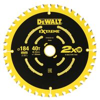 CIRCULAR SAW BLADES, EXTREME 184mm x 24/40T 16/20mm [2] PK