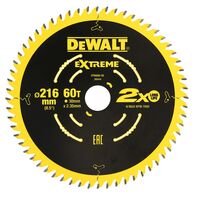 SAW BLADE, EXTREME 216mm x 60T (16/25/30mm)