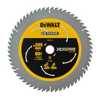 BLADE, CIRCULAR SAW XR EXTREME 305mm x 30mm(MULTI) 72TPI WOOD