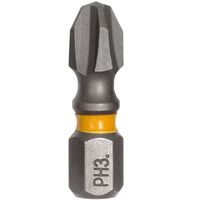 BIT, INSERT PH3 x 25mm MAX IMPACT [5]