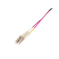PATCH LEAD FIBRE, LC/LC DUPLEX MULTI-MODE OM4 50U, 10m