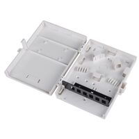 WALL ENCLOSURE, FIBRE, 6 PORT LC DUPLEX/SC SIMPLEX UNLOADED
