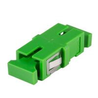 ADAPTOR, FIBRE, SINGLE-MODE FLANGELESS SCA/SCA SIMPLEX GRN