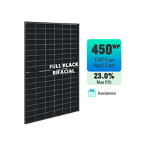 Solar Panel Sungrow N-Type Topcon Bifacial 440W Black Frame 30mm EVO2, 1.2m lead,  25-yr Warranty