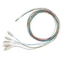 PIGTAIL, FIBRE OM4 SC MULTI-MODE, 2m [6]PK COLOURS