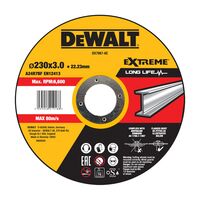 ABRASIVE CUT OFF DISC EXTREME 230 x 3mm CUTTING METAL