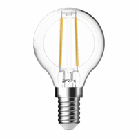 LED FILAMENT G45 CLR 4.2W FANCY ROUND DIM / B22
