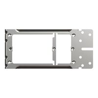 Metal Mounting Bracket | 120mm Mounting Centres | RoHS Compliant | Silver Finish | @Pack of 40 | by Clipsal