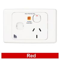 ML2015I Socket Outlet | 15A 250V Single Switched | Red Color | by Clipsal