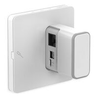 Wiser Hub Table Stand | Custom-Designed for Clipsal Wiser Hub | Non-Slip Base | White | by Clipsal