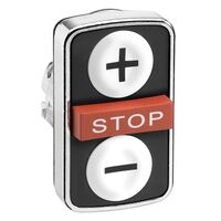 Metal Double Headed Pushbutton | Robust Metal Construction | IP66 Rated | Dual Control Design | @Pack of 1 | by Clipsal