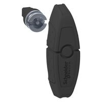 8 mm Square LOCL Insert | Durable High-Grade Plastic | Precision-Moulded Fit | Grey | @1 by Clipsal