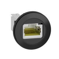 RJ45 Interface Ethernet Connection | Cat5e/Cat6 Compatible | Snap-In Installation | White | @Pack of 1 | by Clipsal