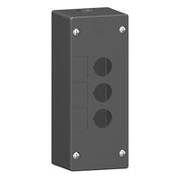 3 Holes Harsh Environment Control Station | IP66 Rated | Corrosion-Resistant | Surface Mount | @Pack of 1 | by Clipsal