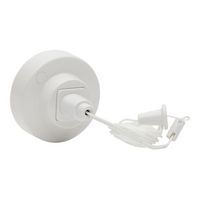 White Ceiling Switch | 10A, 250V AC | Surface Mount Design | Easy Pull Cord | @Pack of 1 | by Clipsal