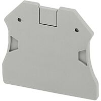 End Cover for Mini Screw Terminal Block | Insulating Plastic | Snap-On Installation | Grey | @Pack of 1 | by Clipsal