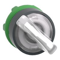 Illuminated Selector Pushbutton | 22mm Diameter | Green LED | IP66 Rated | @Pack of 1 | by Clipsal