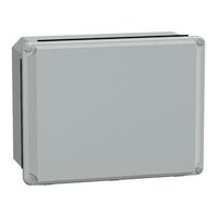 Steel Electrical Box | Galvanised Steel | Corrosion-Resistant Finish | Screw-On Lid | @Pack of 1 | by Clipsal