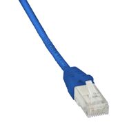 Cat6 Patch Cord U/UTP 2M PVC | Gold-Plated RJ45 Connectors | 250 MHz Bandwidth | Blue Color | @Pack of 1 | by GAF