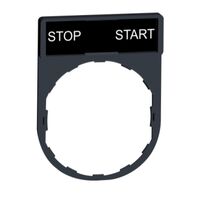 STOP-START Control Panel Legend | Durable Plastic | High Visibility | @Pack of 1 | by GAF