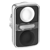 Metal Double Headed Pushbutton | Robust Metal Construction | IP66 Rated | Dual Control Functions | @Pack of 1 | by Clipsal