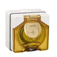 Inlet Appliance 3P 10A IP56 | UV Stabilised Polycarbonate | Weatherproof Design | @Pack of 1 | by Clipsal