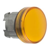 Pilot Light Head Orange | 22mm Metal Head | BA9s Bulb Compatible | by Clipsal