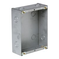 Wall Box Suit RCD | Metal Construction | Surface Mount Design | Corrosion-Resistant Finish | @Quantity of 1 | by Clipsal